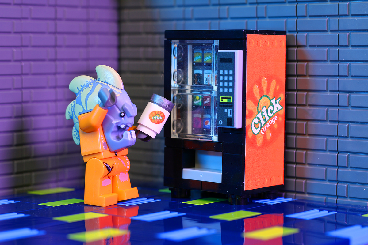 リココ Orange Click - B3 Customs Soda Vending Machine