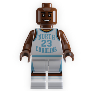 MJ #23 UNC Basketball Player Minifig made using LEGO parts