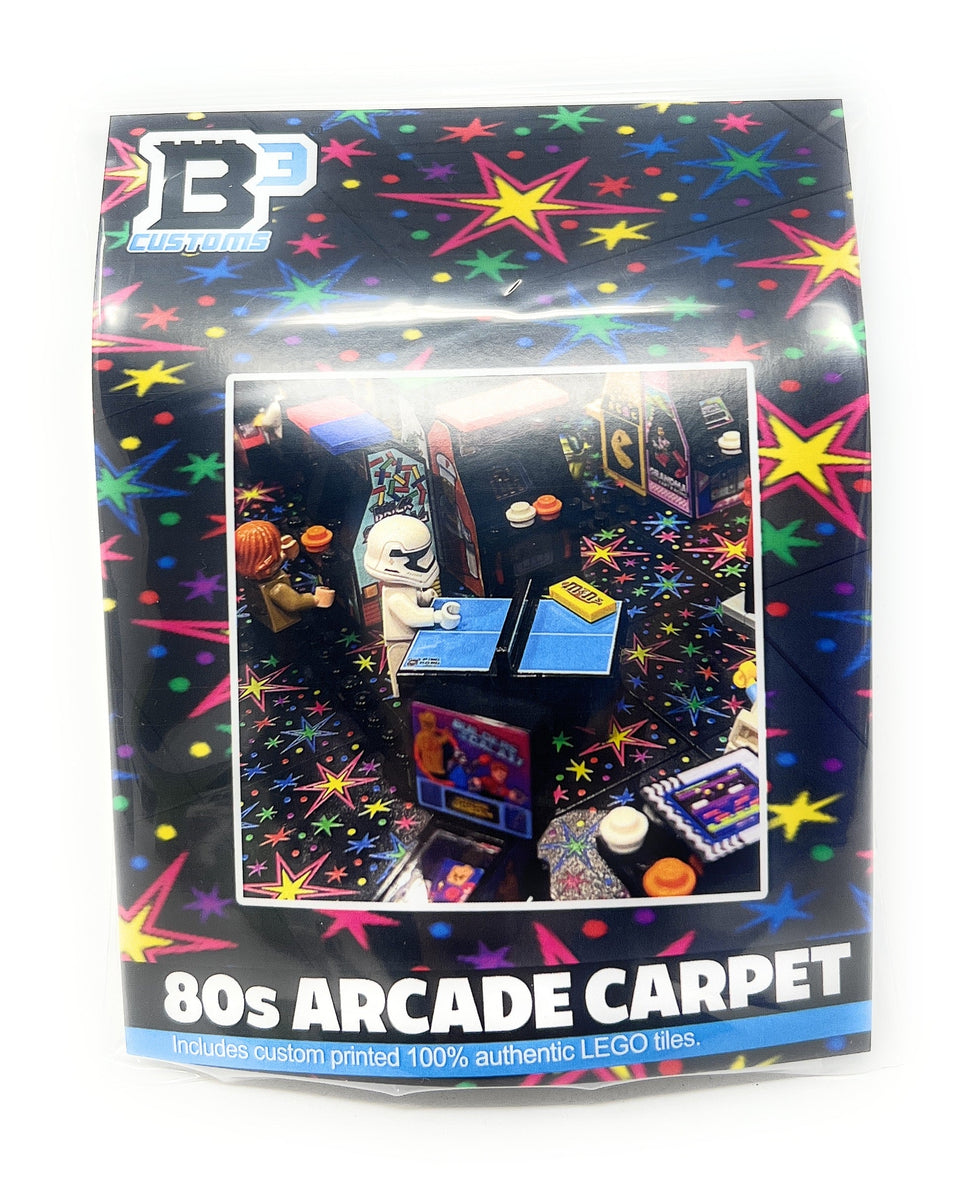 エレクトロ系　レコード　6枚セット　peggy gou sbtrkt 80's Arcade Carpet 6x6 Tiles (Bursts) - Pack of 10 made using LEGO