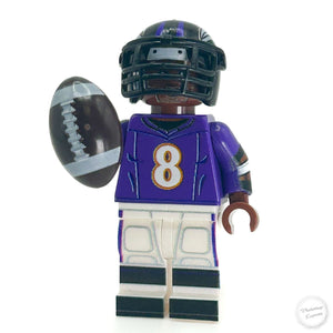 Custom Lamar Jackson LEGO Minifig