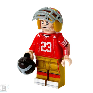 #23 RB San Francisco Football Player Minifig - B3 Customs