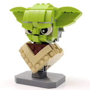 Custom Star Wars Yoda Bust made with LEGO® parts