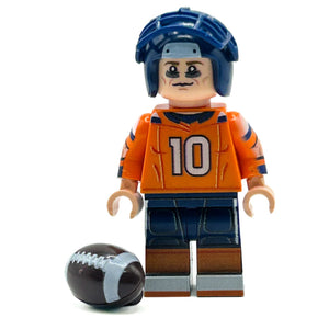 Custom Bo Nix Minifig made using LEGO parts