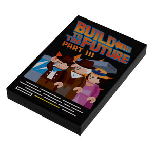 Custom LEGO Back to the Future 3 Movie Tile