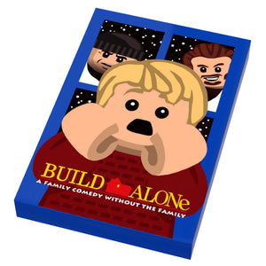 Custom Home Alone Movie Tile made from LEGO element