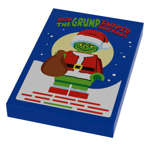 Custom LEGO Grinch Stole Christmas Movie Cover