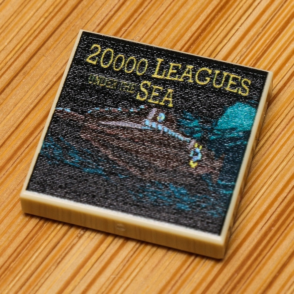 20 000 Leagues Under The Sea B3 Customs® Book 2x2 Tile