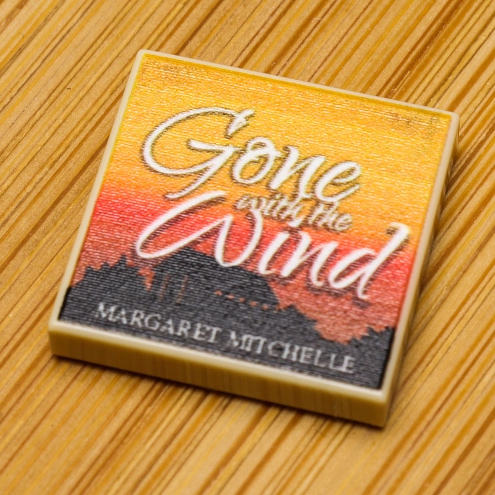 Gone With The Wind Custom Book 2x2 Tile – B3 Customs