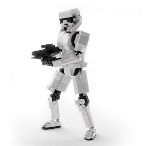 Stormtrooper 9" Figure - Custom MOC made using LEGO bricks