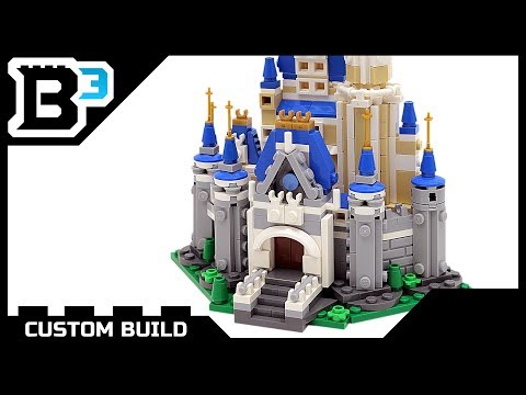 Mini Custom LEGO Disney Cinderellas Castle Instructions, Parts List – B3  Customs