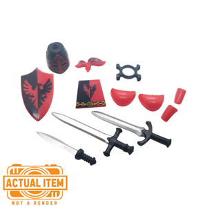 Red Falcon Knight Crusader - BrickForge Pack for LEGO Minifigures