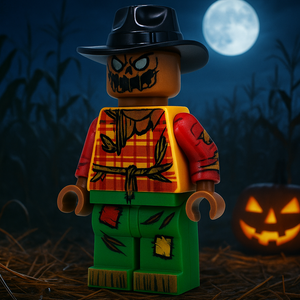 2025 Scary Halloween Scarecrow Minifig