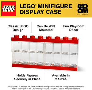 LEGO Red 16-Minifigure Display Cas