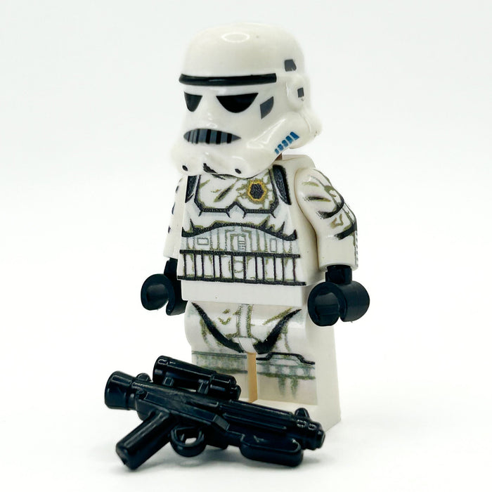 Custom Stormtrooper (Battle Worn, Blaster Shot) Minifig made using LEGO parts - B3 Customs