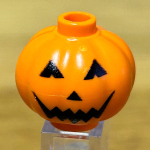 Custom Jack O' Lantern / Pumpkin Face #1 - B3 Customs made using LEGO part