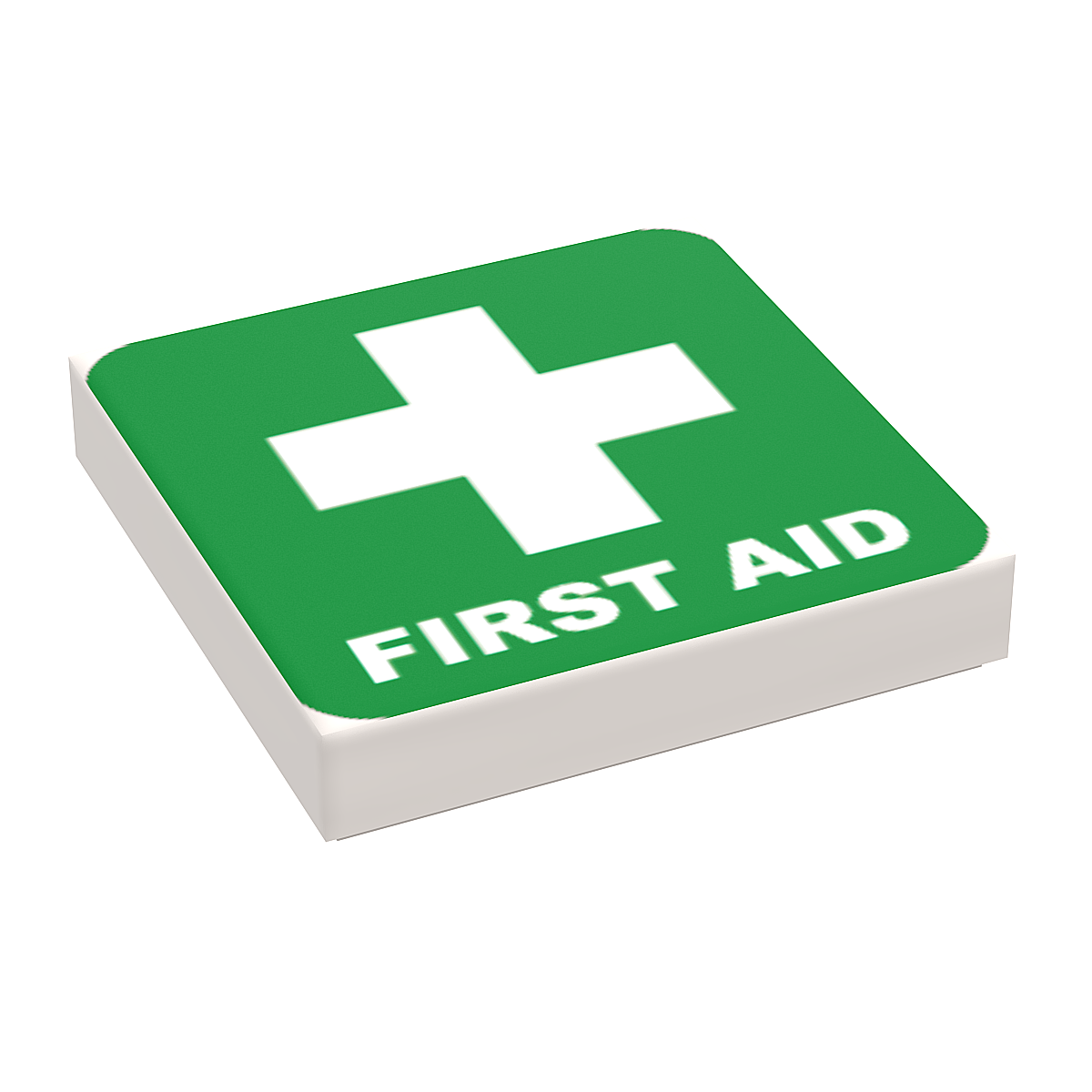 First Aid Medical B3 Customs® Printed 2x2 Tile