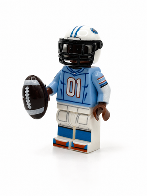#01 QB Ward TEN Football Player Minifig