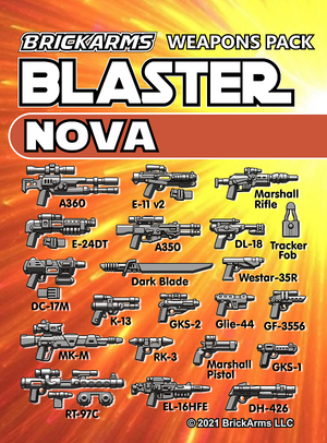 BrickArms Blasters Nova Minifigure Weapons Pack
