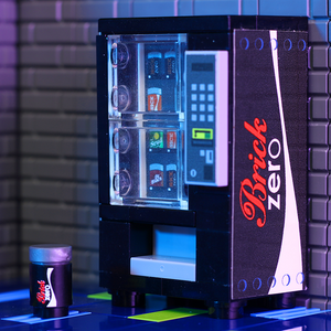 Custom LEGO Coke Zero Vending Machine