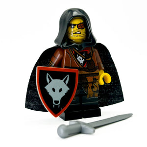 Wolfpack Leader Custom Minifig made using LEGO parts - B3 Customs