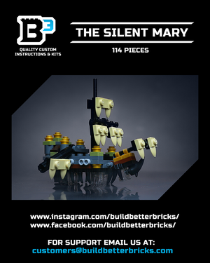 Custom Mini The Silent Mary Pirate Ship