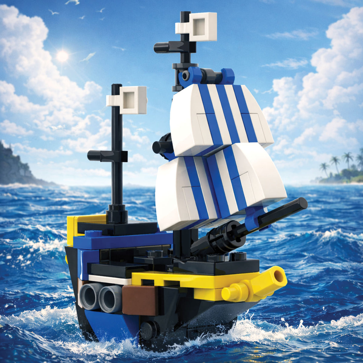 Mini Classic Clipper Pirate Ship – B3 Customs