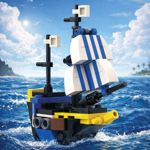 Custom LEGO Mini Caribbean Clipper Pirate Ship