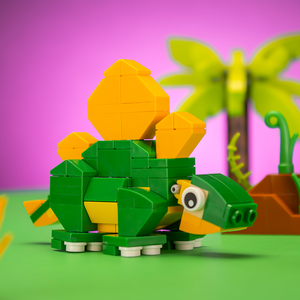 Stegosaurus - Custom Dinosaur Set made using LEGO parts - B3 Customs