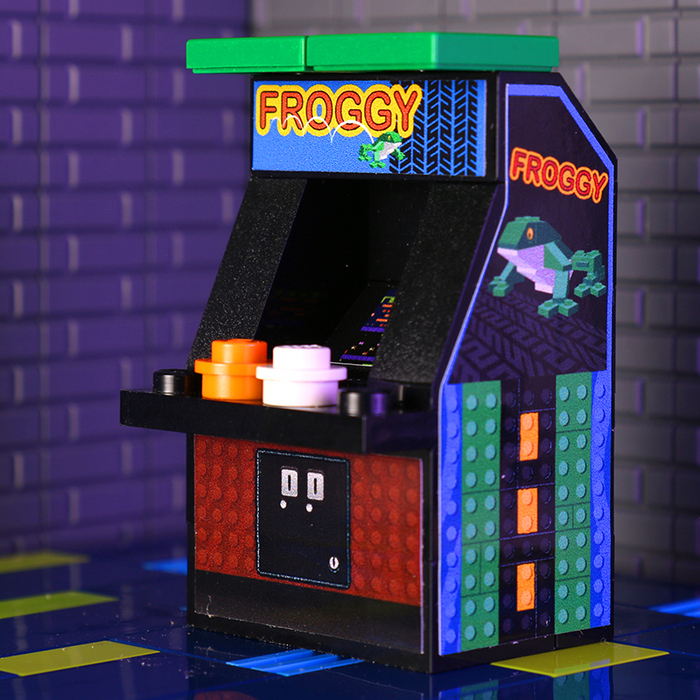Froggy Arcade Machine made using LEGO parts - B3 Customs