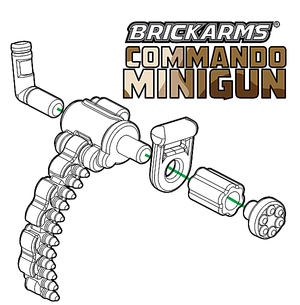 BrickArms Commando  Minigun Pack
