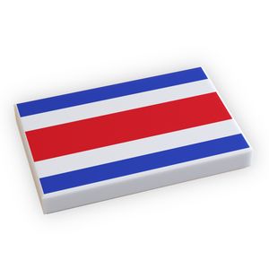 Costa Rica LEGO Tile 2x3