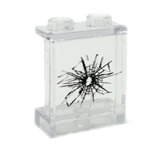 Custom LEGO Bullet Hole Window / Rock / Glass
