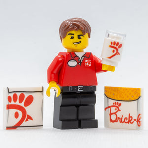 Custom LEGO Chick-Fil-A Food Stand