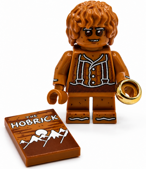 Custom LEGO Gingerbread Bilbo Baggins Minifig