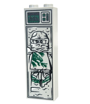 Custom LEGO Green Ninja in Carbonite
