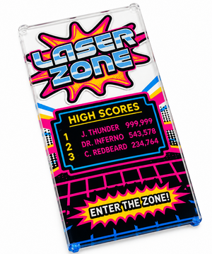 Custom LEGO Lazer Zone Arcade Window