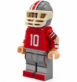 Custom LEGO Ohio State Football Player MInifig #10