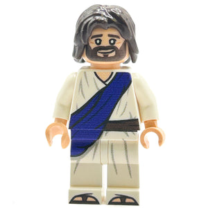 Jesus (Purple Sash) Minifig made using LEGO parts
