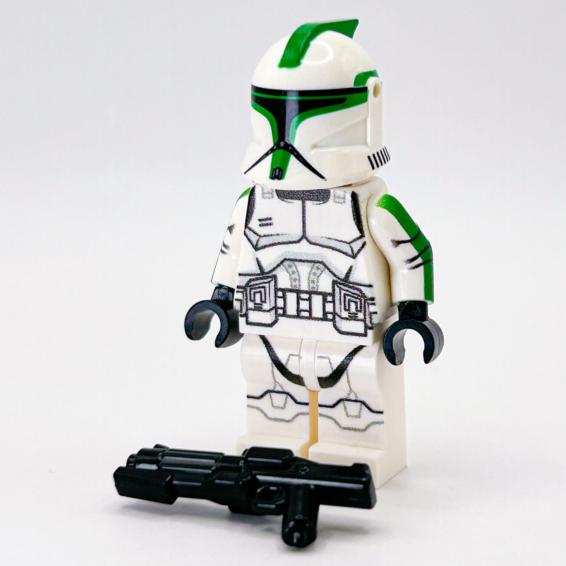 Custom 41st Clone Trooper (Green, Phase 1) Minifig B3 Customs
