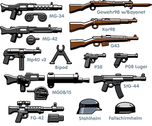 BrickArms German Weapons Pack V3