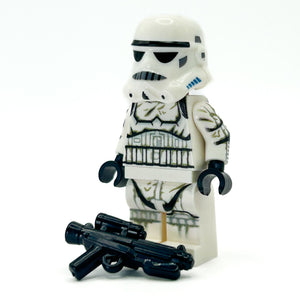 Custom Stormtrooper (Battle Worn) Minifig made using LEGO parts - B3 Customs