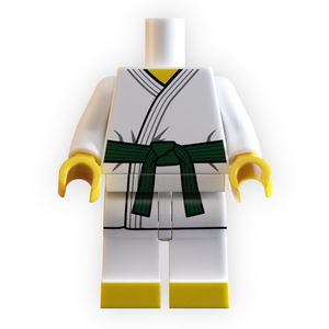 Green Belt Karate Minifig Body
