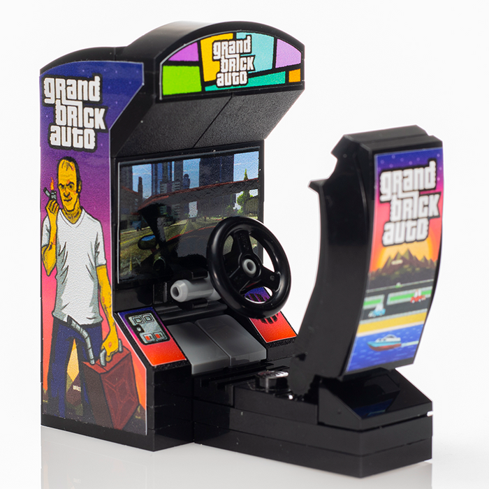 Grand Brick Auto - B3 Customs Arcade Racing Game made using LEGO parts