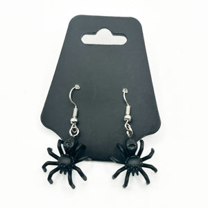 Halloween Spider Earrings made from LEGO parts