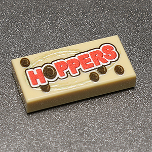 Hoppers - B3 Customs® Printed 1x2 Tile
