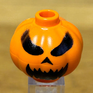 Custom Jack O' Lantern / Pumpkin Face #4 - B3 Customs made using LEGO part