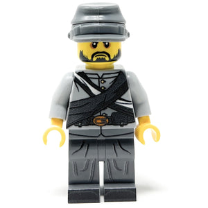 Civil War Confederate Soldier - Custom LEGO Military Minifigure B3 Customs