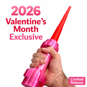 2026 V-Day Month Life-Size Brick Blade with Retractable Pink Blade / Cosplay