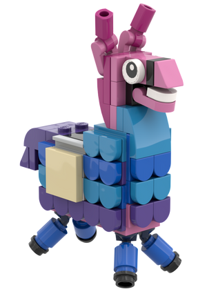 Party Llama - Custom Building Set using LEGO parts, B3 Customs