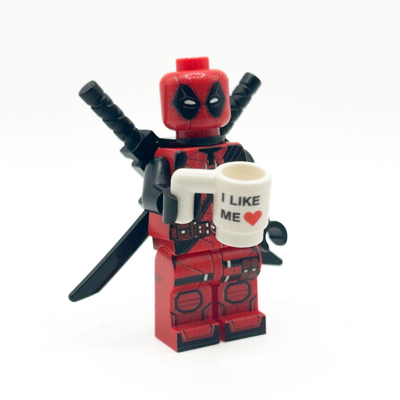 I Like ME Heart Mug (from Deadpool 3) for Minifigs B3 Customs